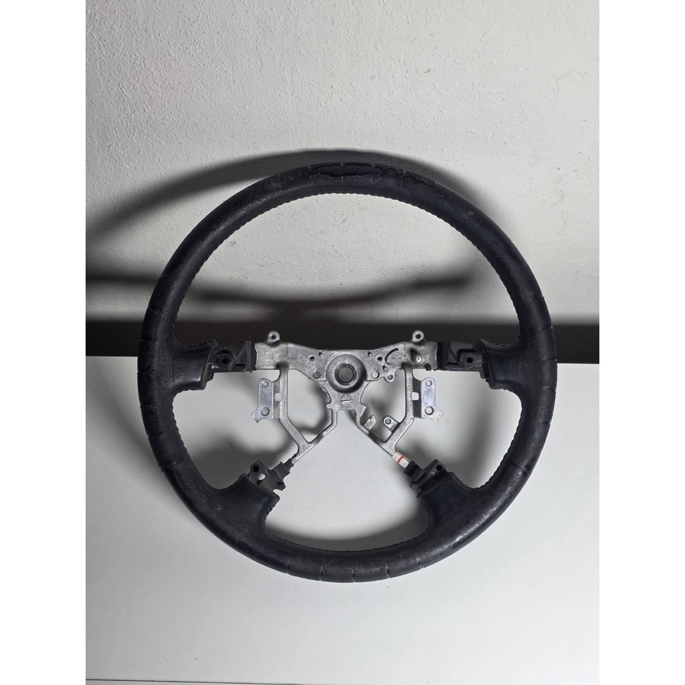 2003-2009 TOYOTA 4RUNNER LEATHER STEERING WHEEL BLACK USED OEM!